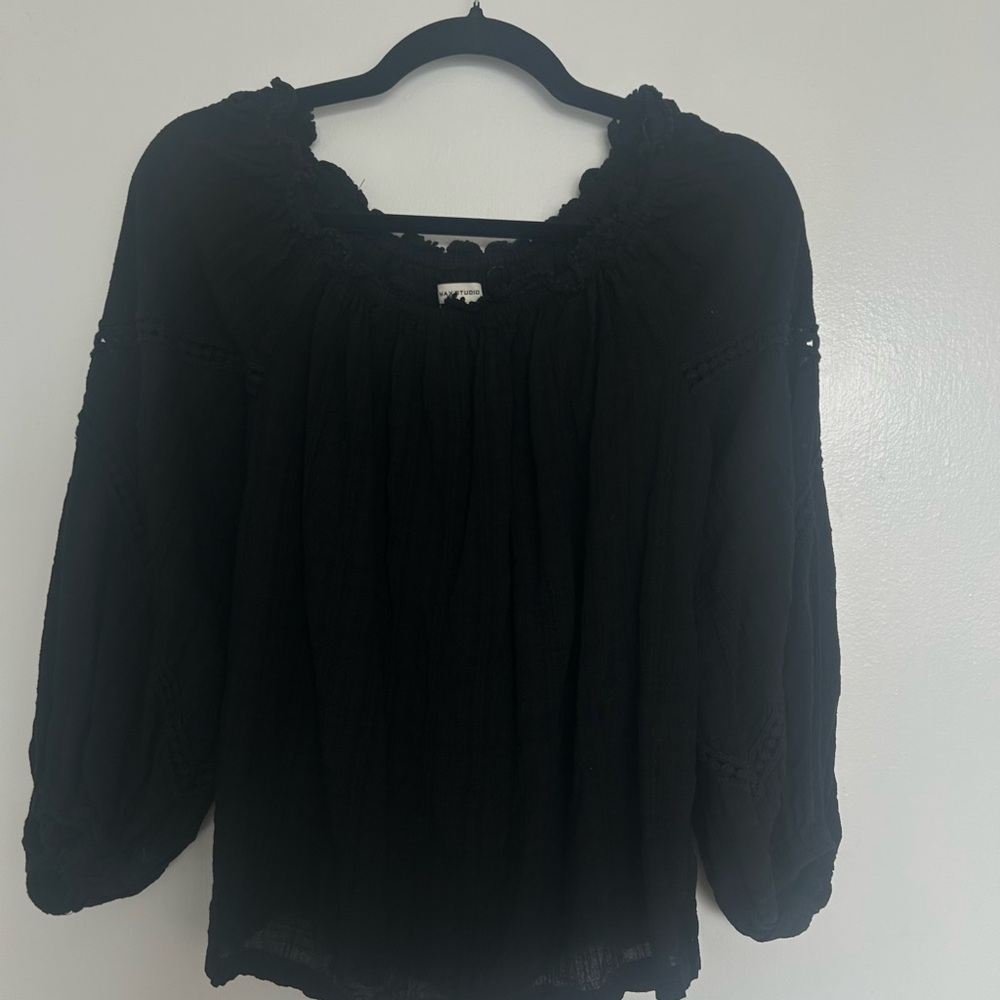 Max Studio Black Blouse